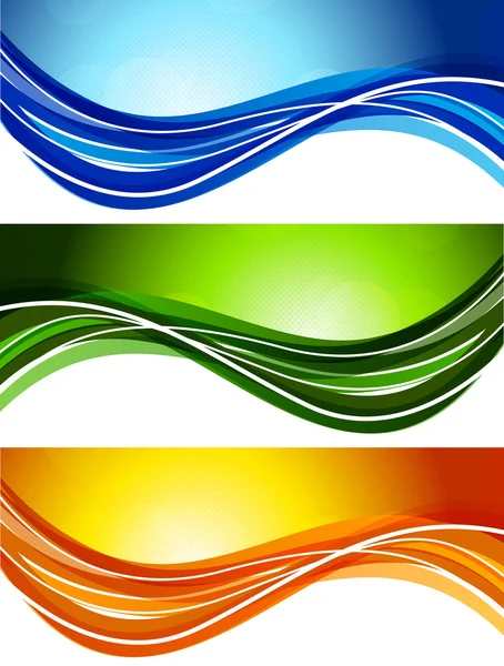 Set of banners — Stock Vector