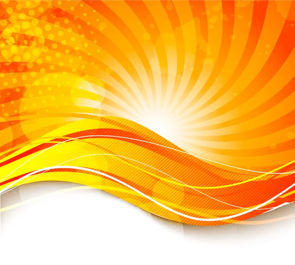 Fond orange vif — Image vectorielle