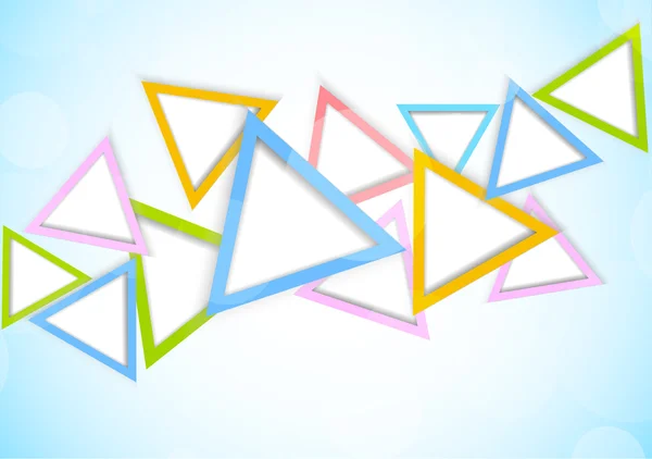 Achtergrond met driehoeken — Stockvector