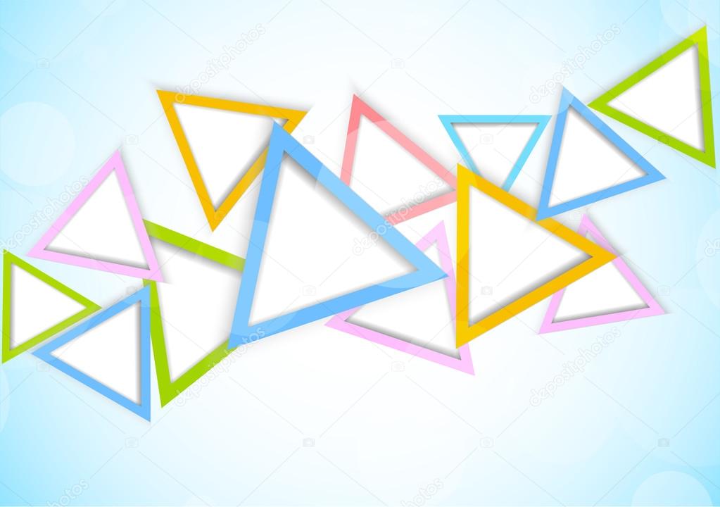 Background with triangles