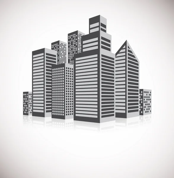 Cityscape achtergrond — Stockvector