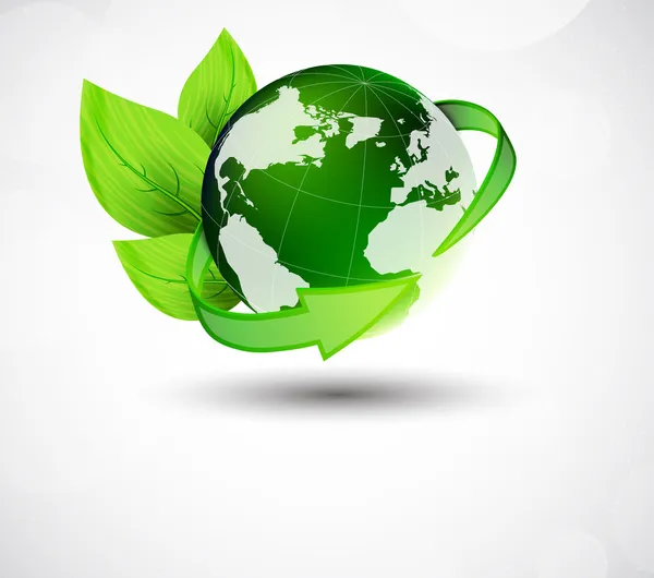 Ecologisch concept — Stockvector