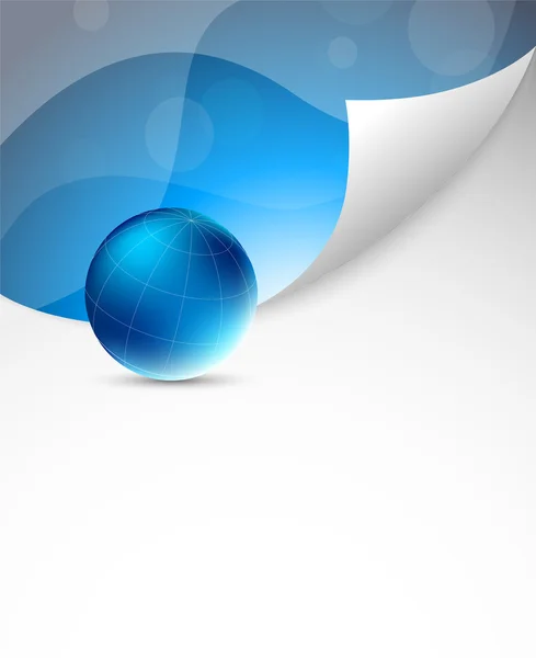 Technique fond avec sphère — Image vectorielle