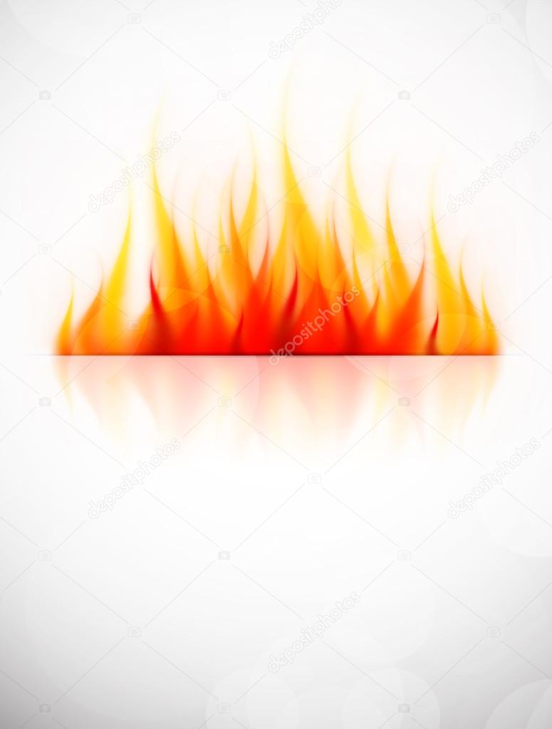 Background with fire