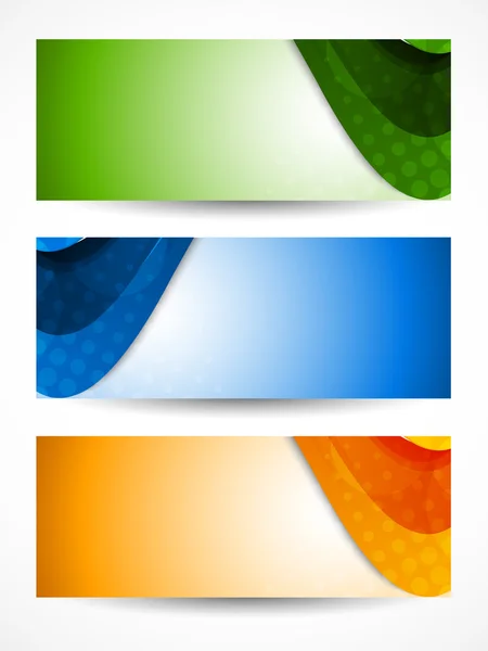 Set of banners — Stock Vector