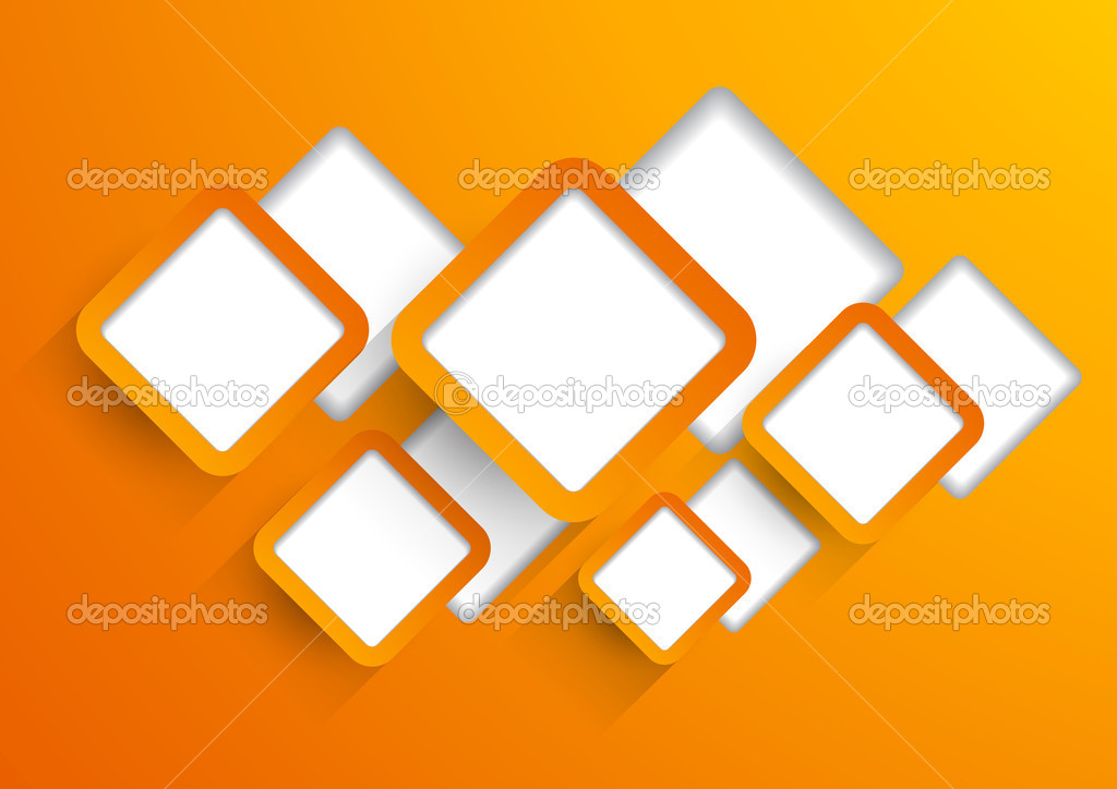 Background wit orange squares
