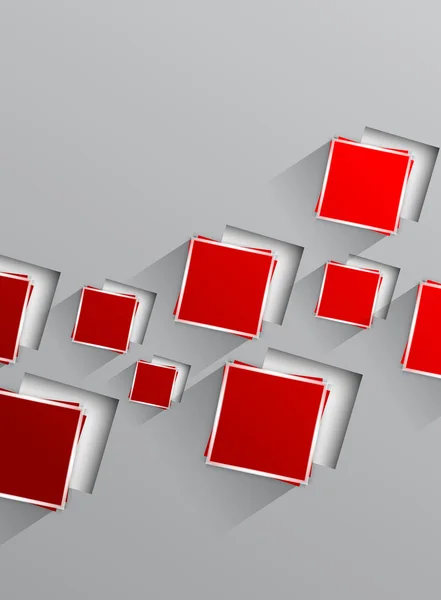 Fondo con cuadrados rojos — Archivo Imágenes Vectoriales