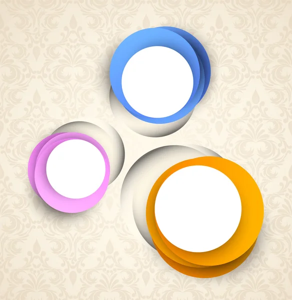 Kleurrijke cirkels — Stockvector