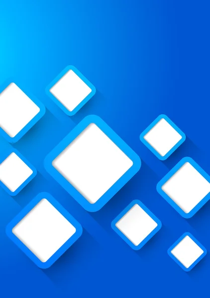 Фон с голубыми квадратами — стоковый вектор