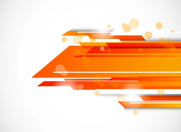 Abstrakt tech bakgrund i orange färg — Stock vektor