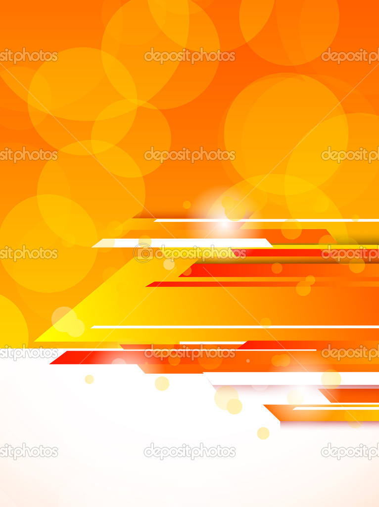 Abstract orange tech background