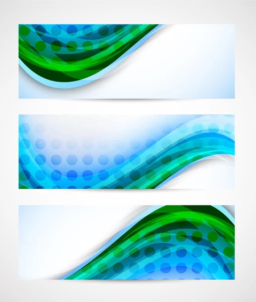 Conjunto de banners — Vector de stock