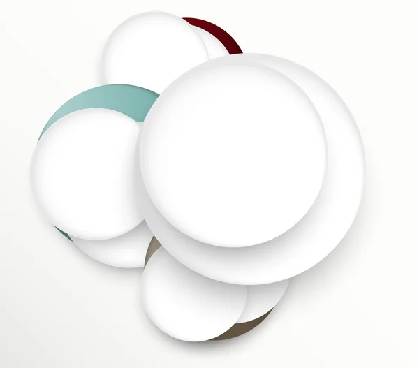 Modèle de conception avec des cercles — Image vectorielle
