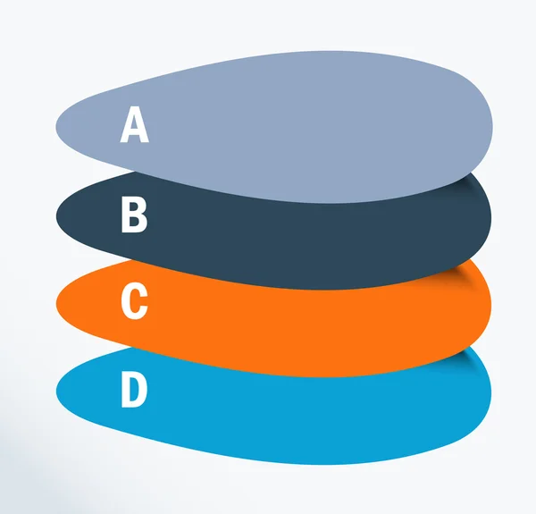 Diseño infográfico abstracto — Archivo Imágenes Vectoriales