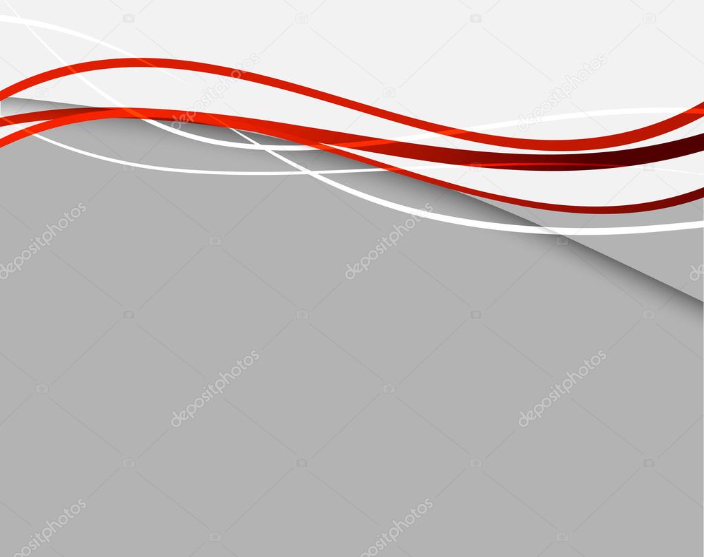 Abstract background with red lines