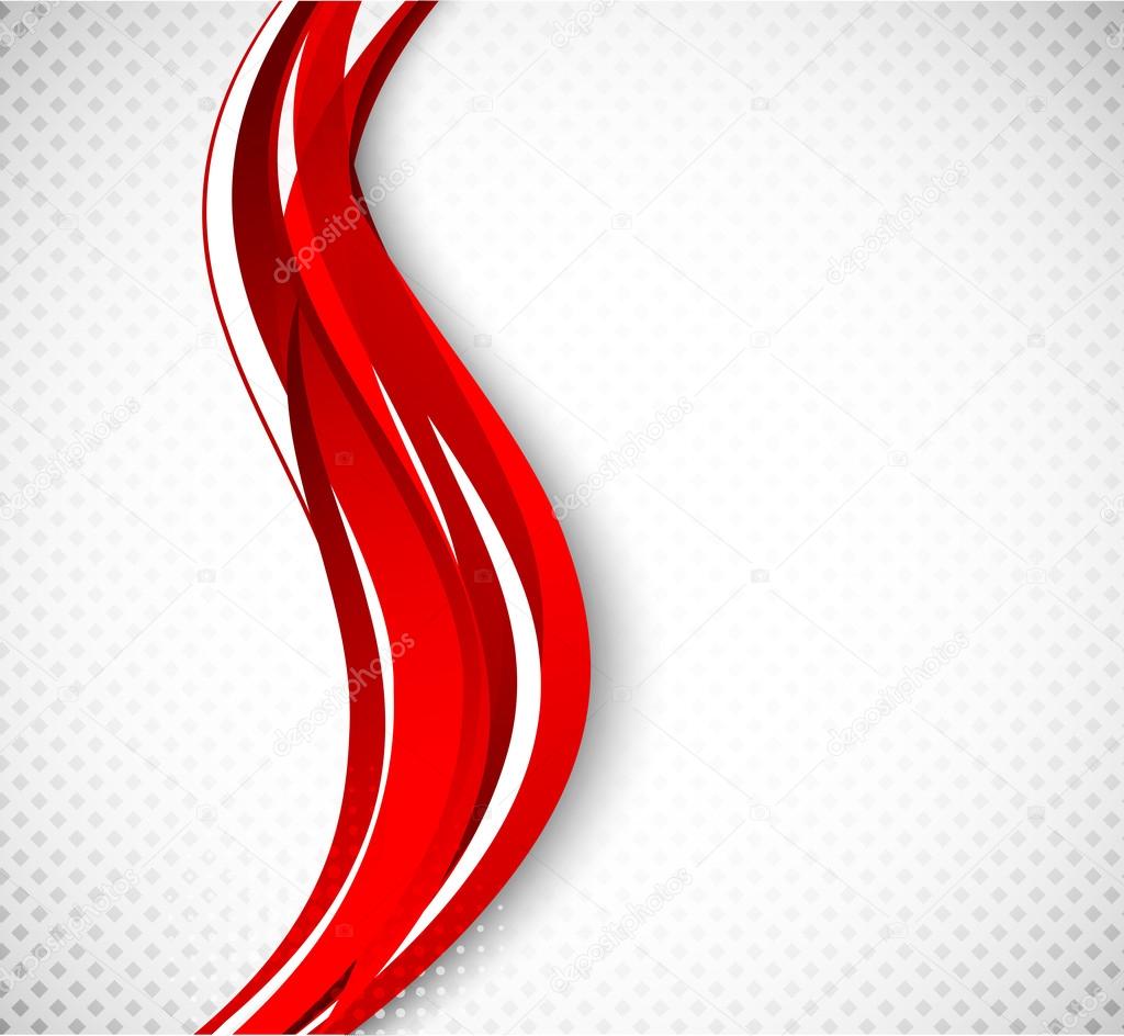 Abstract background with red lines