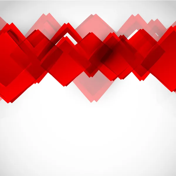 Hintergrund mit roten Quadraten — Stockvektor