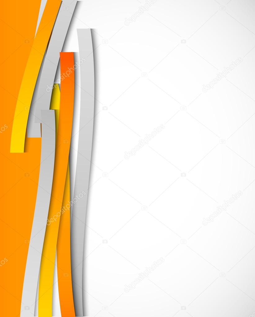 Abstract background with orange lines