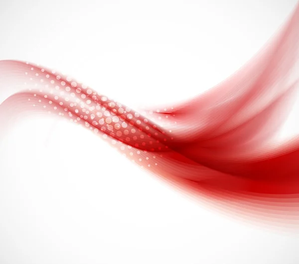 Wavy red background — Stock Vector