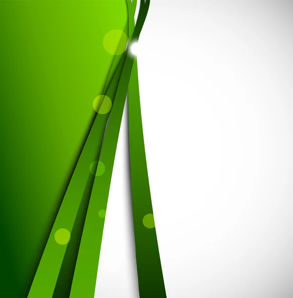 Fondo verde abstracto — Vector de stock