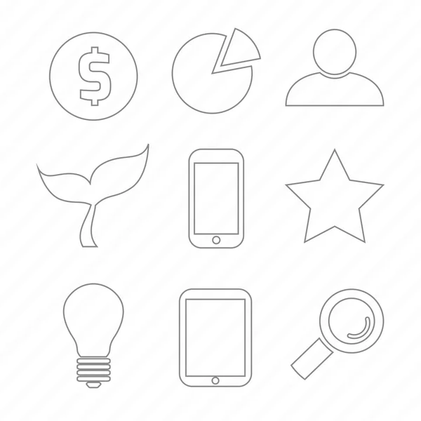 Set of icons — Stock Vector