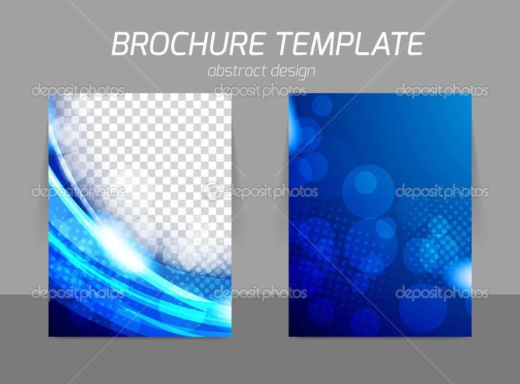 modelo de design azul