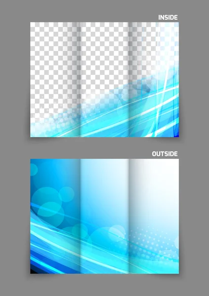 Brochure triple — Image vectorielle