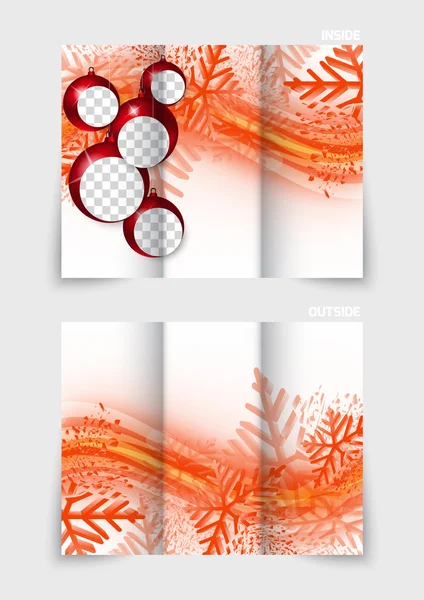 Brochure triple — Image vectorielle