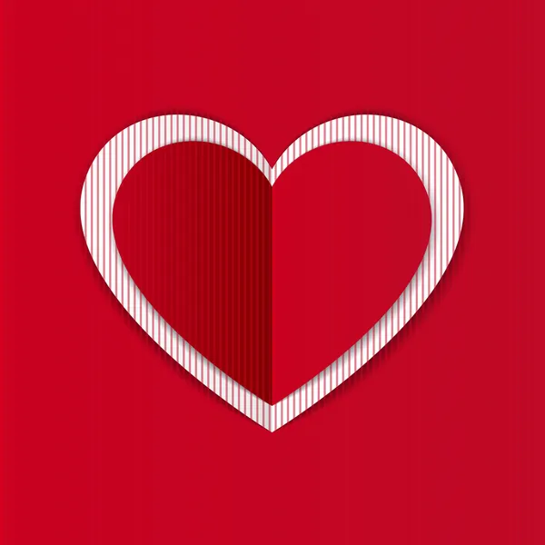 Vektor-alla hjärtans dag-kort. — Stock vektor