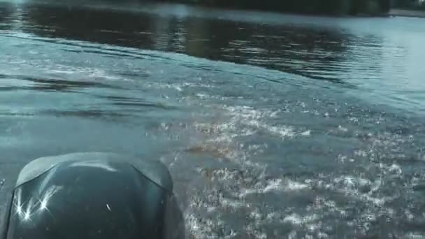 Motorboat. — Stock Video