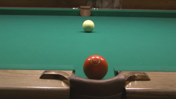 Billard. — Stockvideo