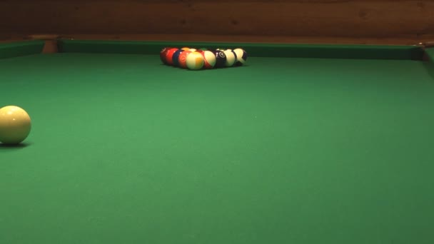 Billard. — Stockvideo