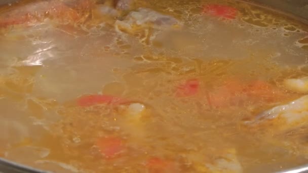 Suppe. — Stockvideo