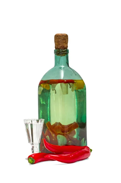 Pepper tincture. — Stock Image Pepper tincture. Stock Image