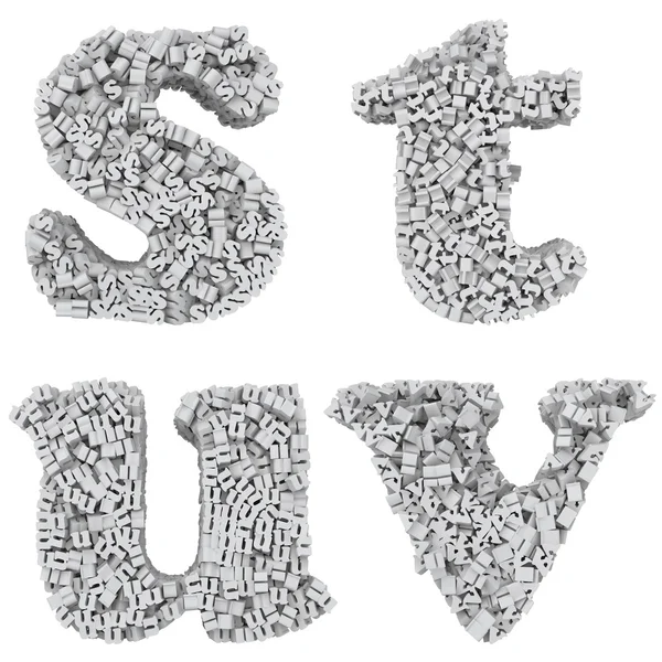 3d small letter — Stock Photo, Image