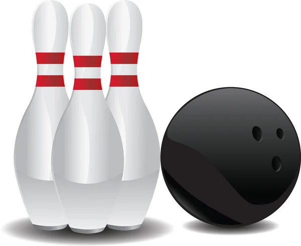 Vektor bowling — Stock vektor