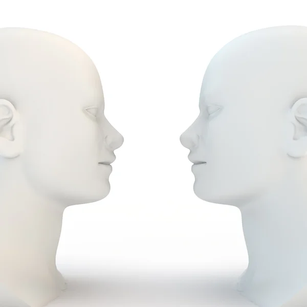 Two heads — Stock Photo, Image