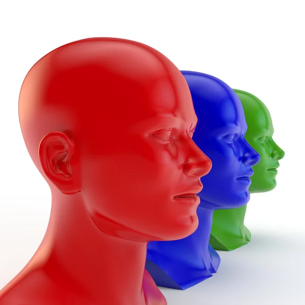 Heads of the — Stock Photo, Image