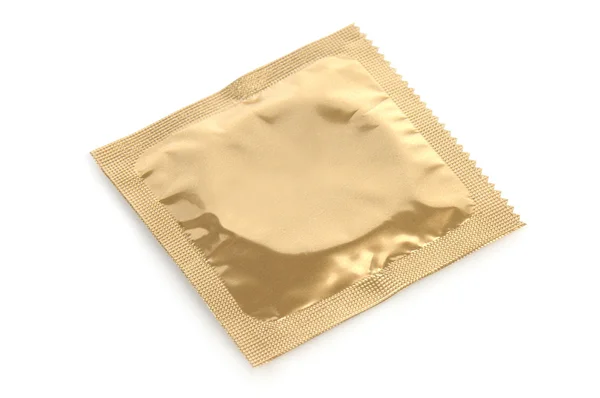 Condom isolated on white background — Stock Photo, Image