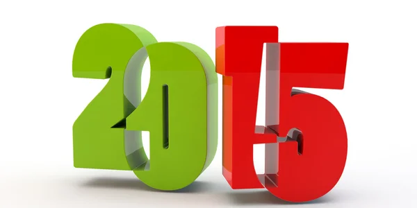 New year's inscriptie 2015 — Stockfoto