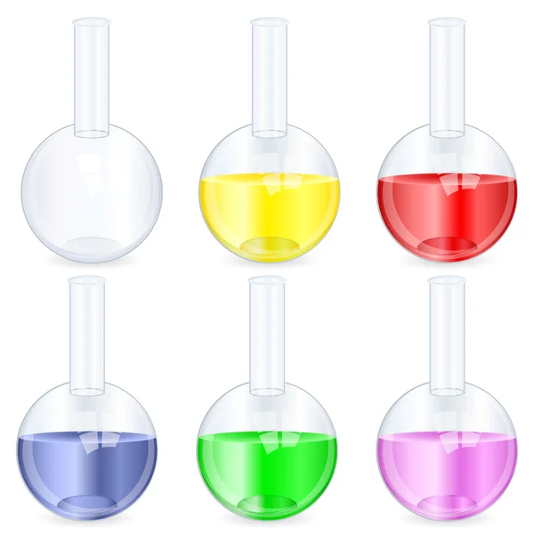 Chemistry beaker — Stock Vector