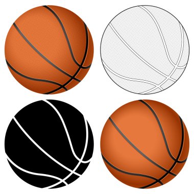 basketbol topu set