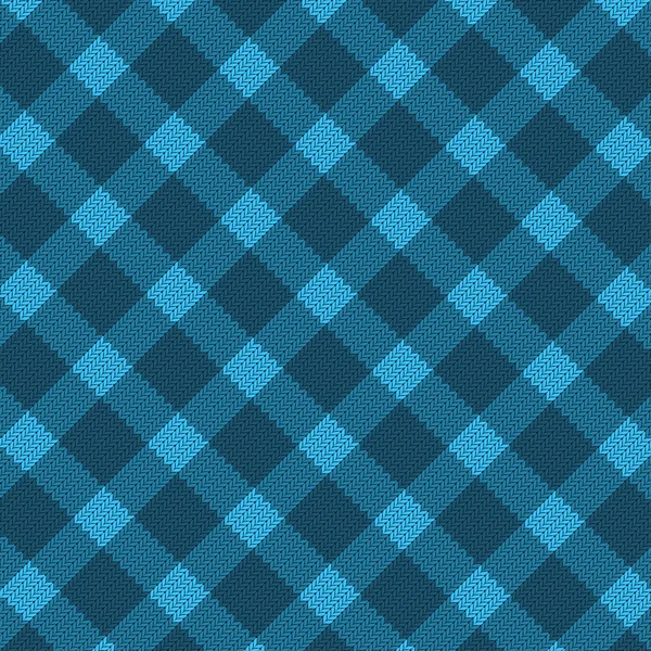 Blue realistic fabric pattern — Stock Vector