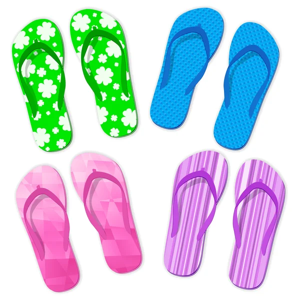 Flip flop sandálias — Vetor de Stock