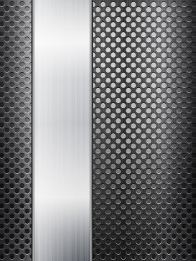 metal ızgara ve levha