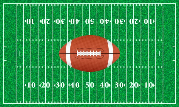 Football field — Stock Vector