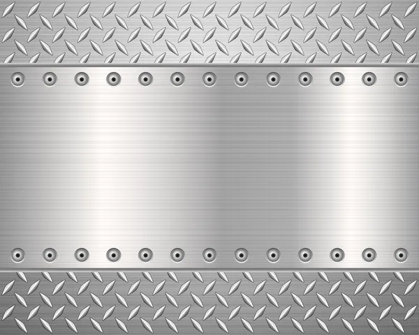 Diamant metalen achtergrond 2 — Stockvector