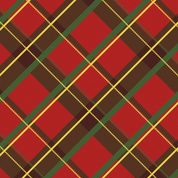 Реалістичний шотландський текстильні — стоковий вектор