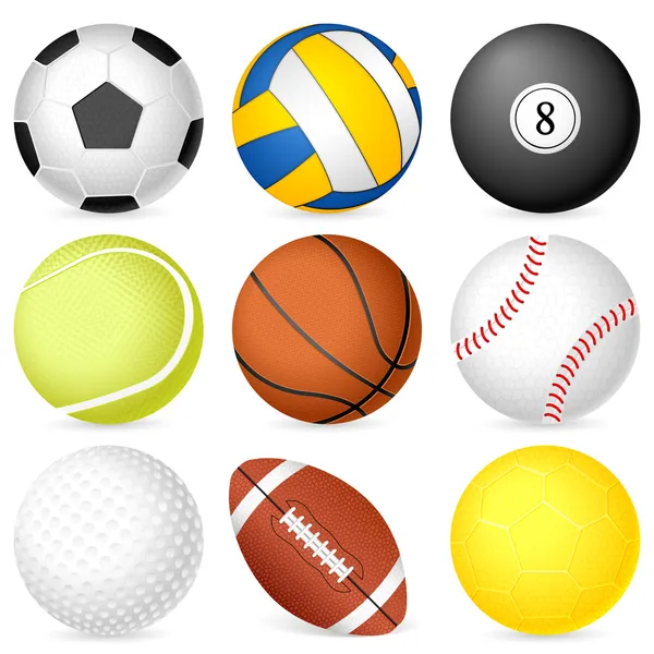 Αθλητικά μπάλα — Διανυσματικό Αρχείο