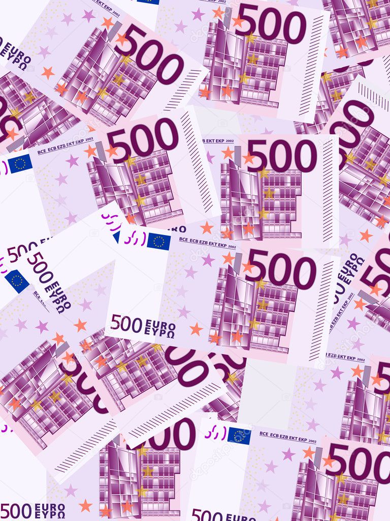 five hundred euro background vertical